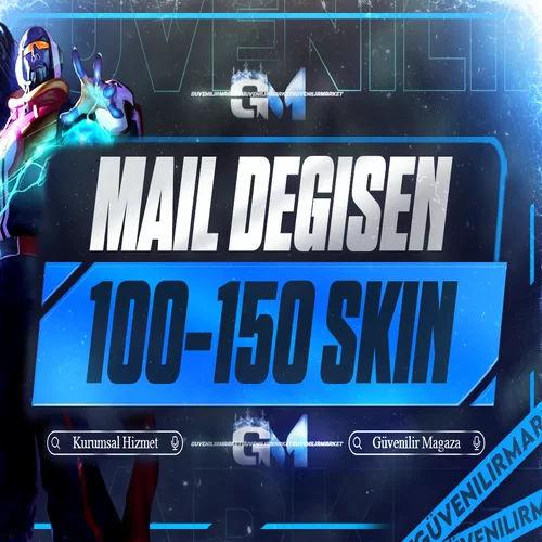 League of Legends 100-150 Skin Yabancı Mail Değişen